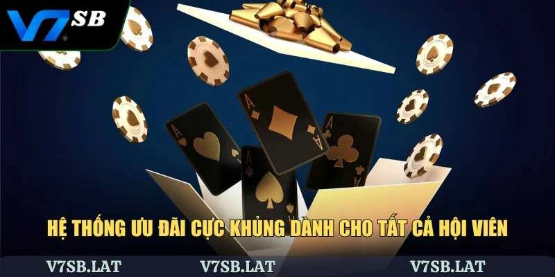 Hệ thống ưu đãi cực khủng dành cho tất cả hội viên